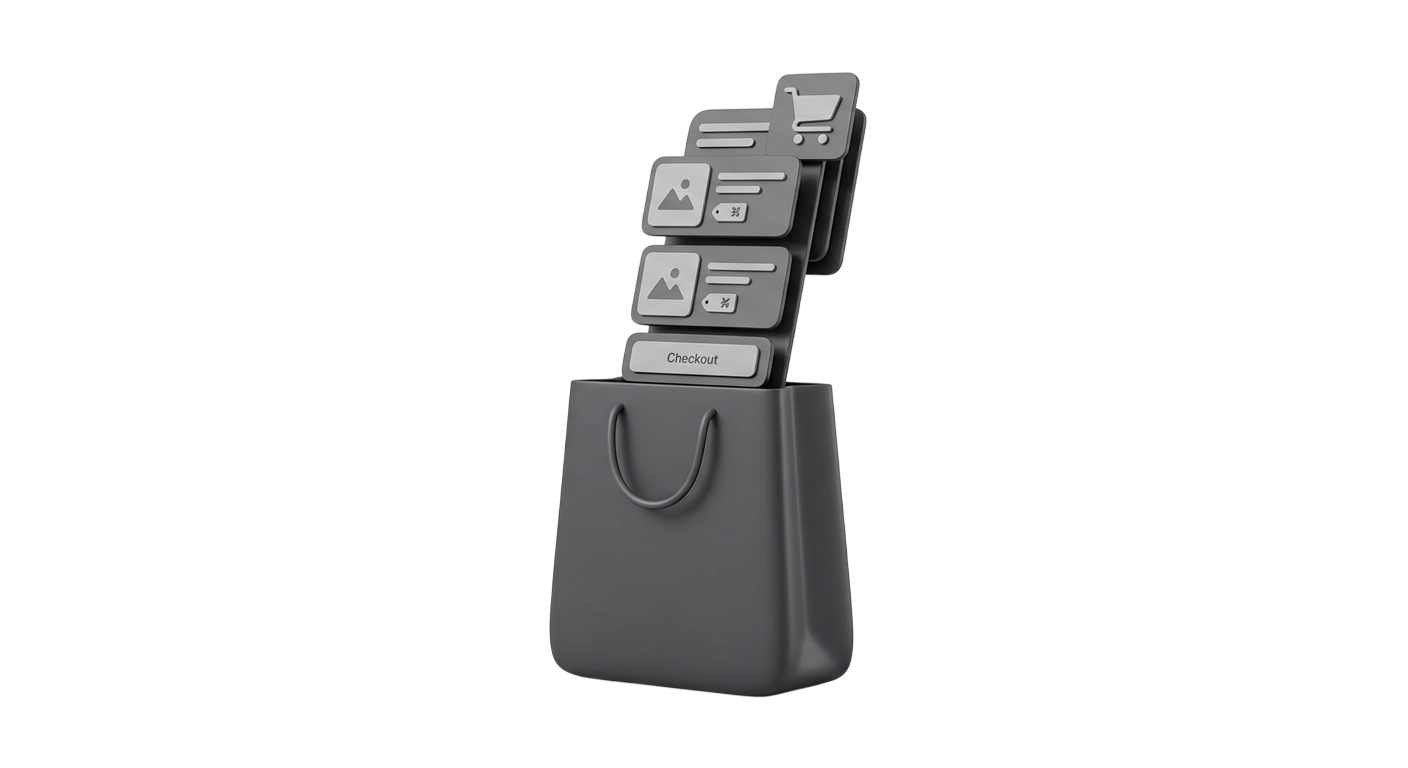 Render 3D de E-commerce